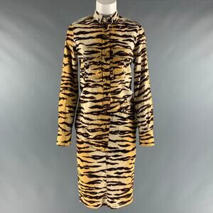 D&G by DOLCE & GABBANA Size XS Brown Gold Cotton Blend Skirt Sets